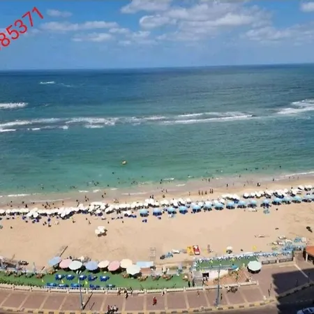 Panoramic Sea View Zamzm Flat Miami Family شقة فندقية زمزم بانورما بشاطئ ميامي - الاسكندرية صف اول مباشر علي بحر - عائلات فقط Alexandria Exterior foto